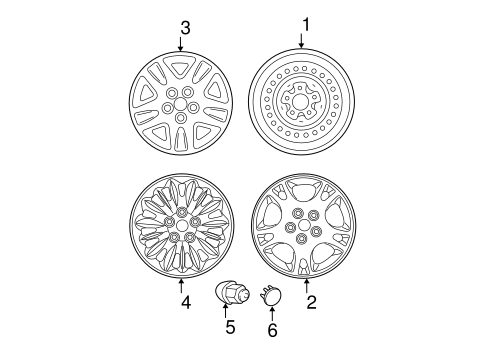 Front Suspension/Wheels for 2005 Dodge Grand Caravan #1