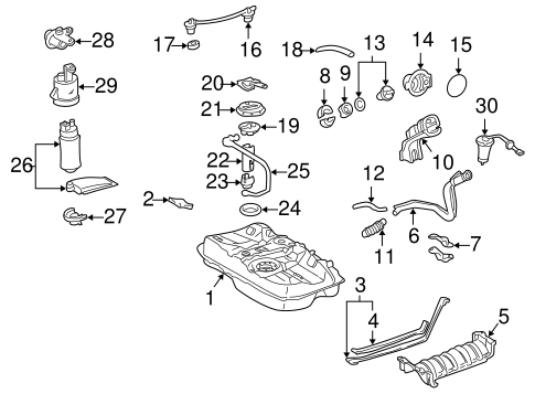 ELECTRICAL/SENDERS for 2001 Toyota Camry #1