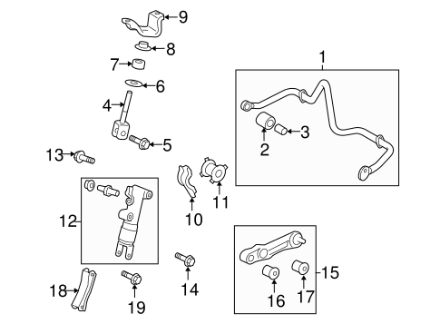 REAR SUSPENSION/STABILIZER BAR & COMPONENTS for 2014 Toyota Land Cruiser #1