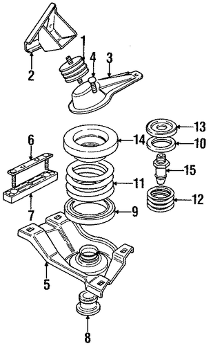 Vanden Plas ENGINE & TRANS MOUNTING