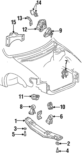 Villager ENGINE & TRANS MOUNTING