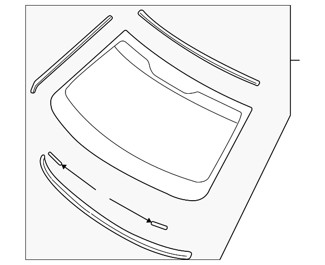 30674693 Деталь WINDSHIELD