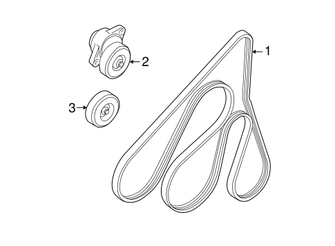 Maintenance & Lubrication/Belts & Pulleys for 2005 Ford Ranger #1