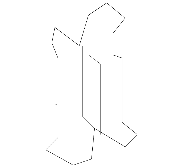4R3Z-76606A15-AA Деталь SEAT BELT REINF, LEFT