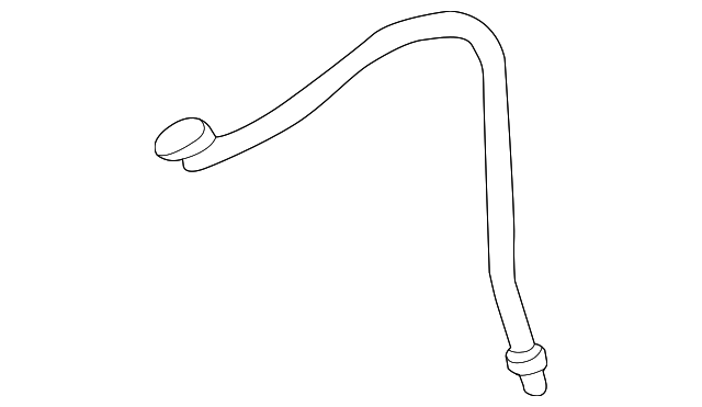 4R3Z-7641896-AA Деталь DRAIN TUBE, LEFT