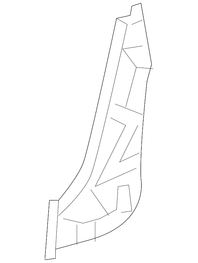 5R3Z-7624382-A Деталь LOCK PILLAR, RIGHT