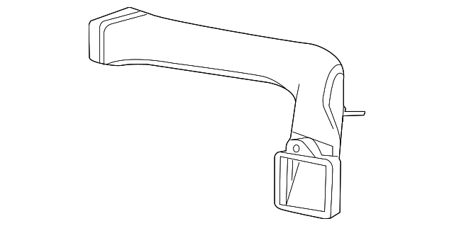 C2Z5839 Деталь AIR DUCT, RIGHT