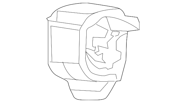C2Z22749 Деталь OUTER GRILLE, RIGHT