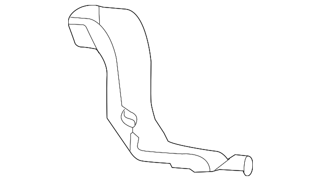 C2Z2562 Деталь FLOOR DUCT, LEFT