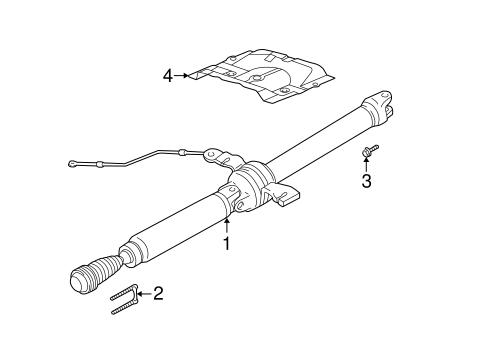 Rear Suspension/Drive Axles for 2002 Ford Escape #1