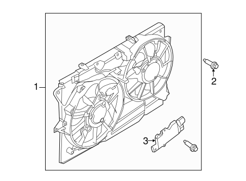Cooling System/Cooling Fan for 2012 Ford Explorer #1