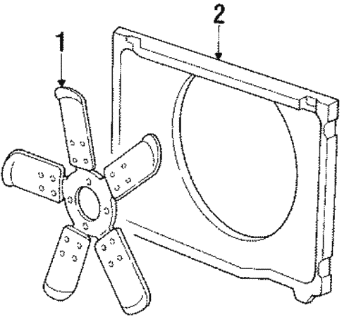Fan for 1987 Chevrolet R10 #0