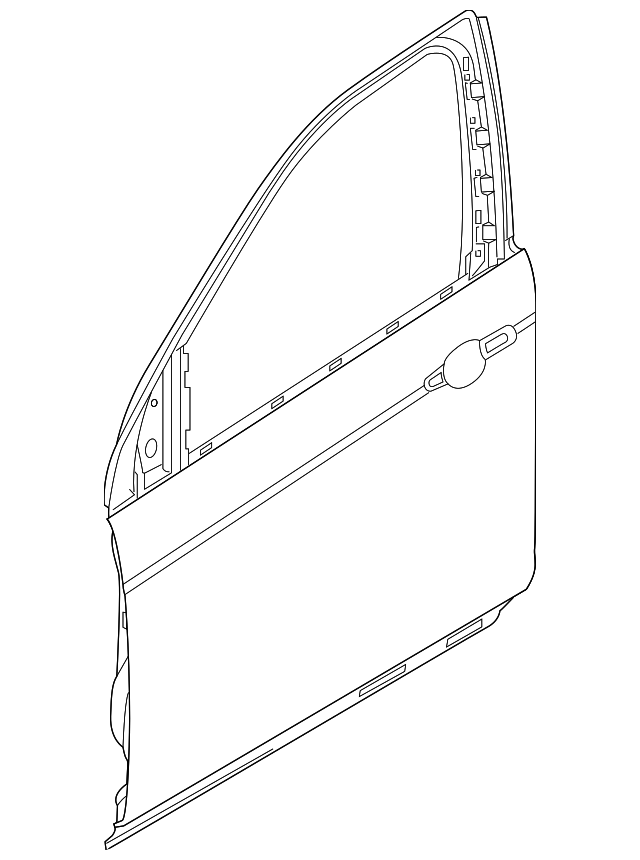 LR061282 Деталь DOOR SHELL, RIGHT