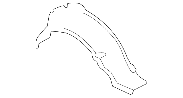 DT1Z-6127894-C Деталь OUTER WHEELHOUSE, RIGHT