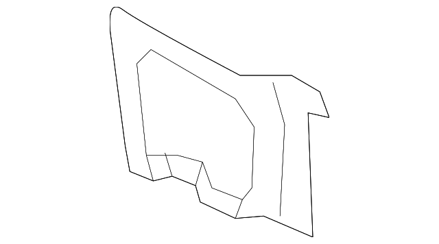 DT1Z-6124344-A Деталь INNER PANEL SEAL, RIGHT
