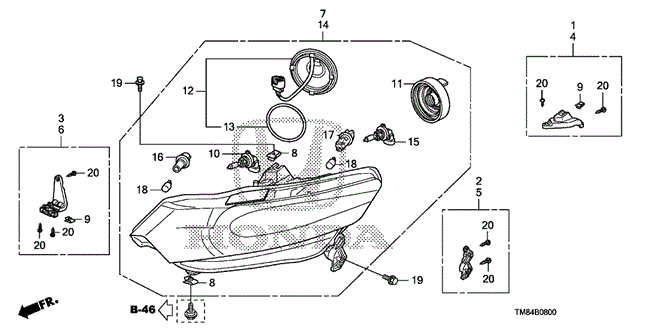 ELECTRICAL / EXHAUST / HEATER / FUEL/HEADLIGHT for 2012 Honda INSIGHT #1