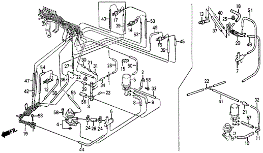 Air Valve - Tubing for 1987 Honda Civic #0