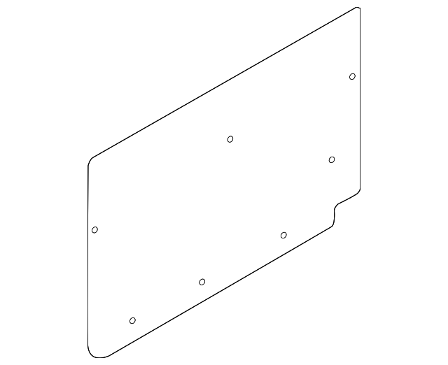 EK4Z-6127411-AE Деталь LOWER TRIM PANEL