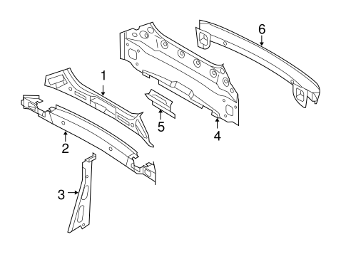 Rear Body for 2011 Volvo C70 #0