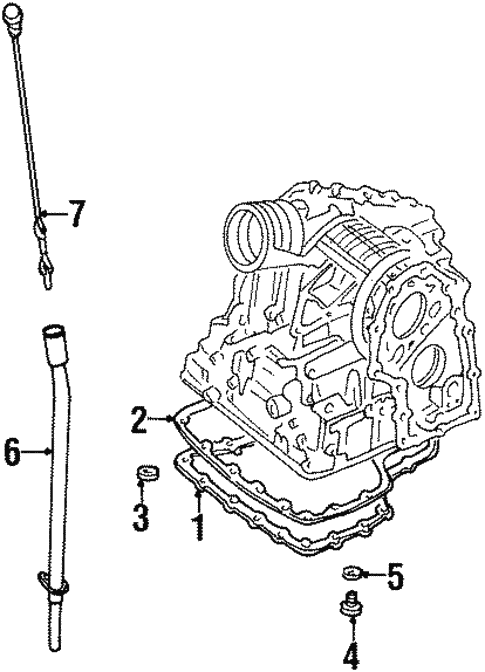 Transaxle Parts for 1996 Nissan Sentra #0
