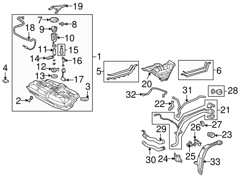 FUEL SYSTEM/FUEL SYSTEM COMPONENTS for 2009 Scion tC #1