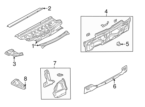 Rear Body for 2005 Volkswagen Jetta #1