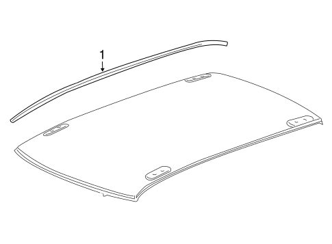 Body/Exterior Trim - Roof for 2008 Dodge Challenger #1