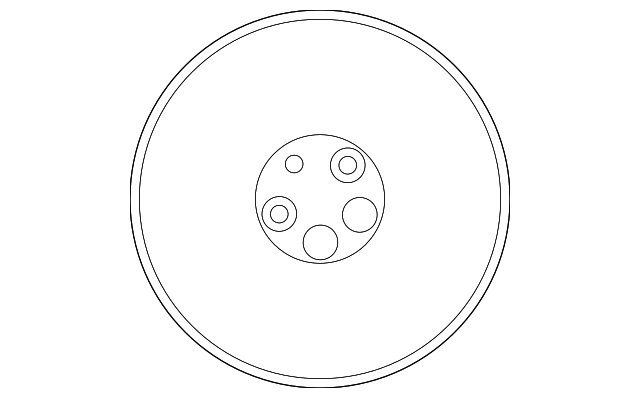 YW4Z1007EA Деталь WHEEL, ALLOY