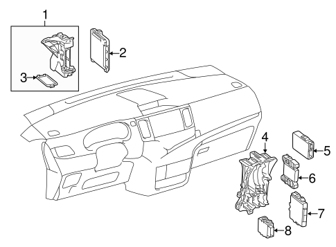 ELECTRICAL/ELECTRICAL COMPONENTS for 2011 Toyota Sienna #4