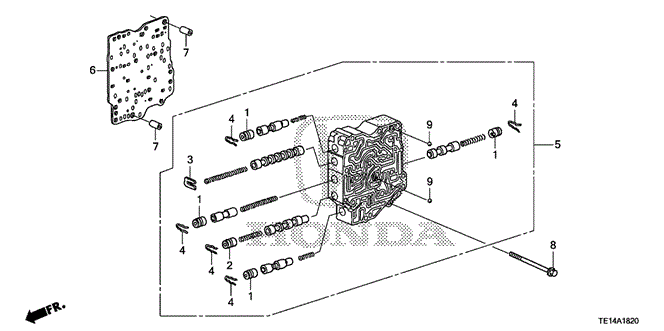 Transmission - Automatic/AT Secondary Body (V6) for 2012 Honda ACCORD COUPE #1