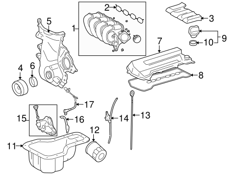 ENGINE/ENGINE PARTS for 2004 Toyota Matrix #1