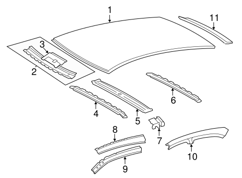 BODY/ROOF & COMPONENTS for 2012 Toyota Camry #2