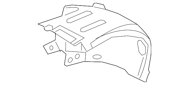 LR076771 RR FENDER LINER, RIGHT