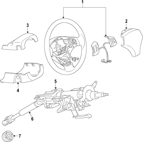 Steering Column for 2006 Lincoln Zephyr #0