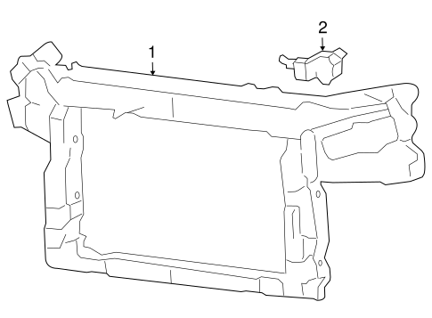 Monterey RADIATOR SUPPORT