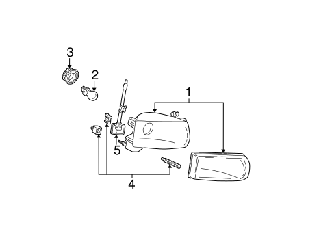 Electrical/Bulbs - Chassis for 2000 Ford Explorer #1