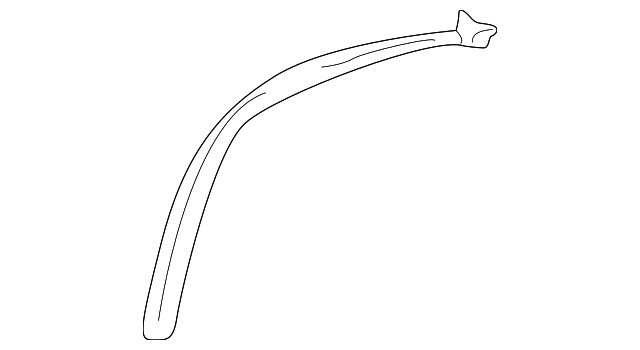 1W6Z-7620708-BB Деталь WEATHERSTRIP, RIGHT