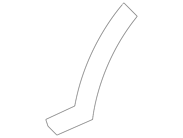 31325338 Деталь SEALING STRIP, LEFT