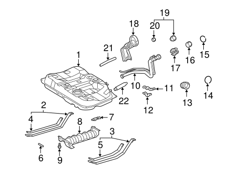 FUEL SYSTEM/FUEL SYSTEM COMPONENTS for 2003 Toyota Avalon #1