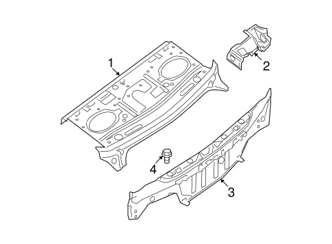 Rear Body for 2010 Nissan Sentra #0