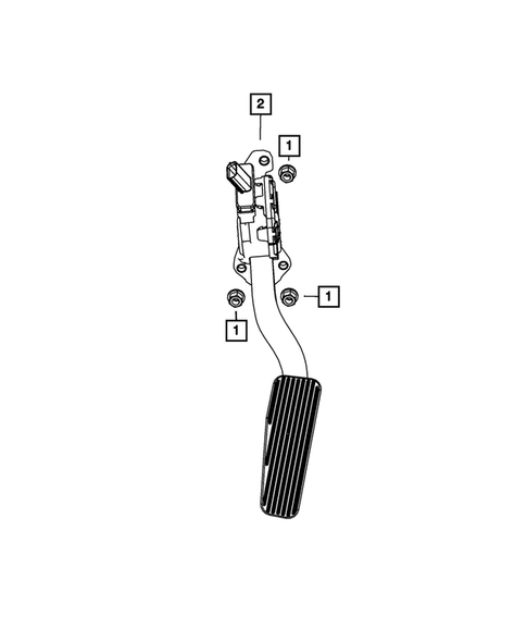 Accelerator Pedal for 2018 Dodge Grand Caravan #0