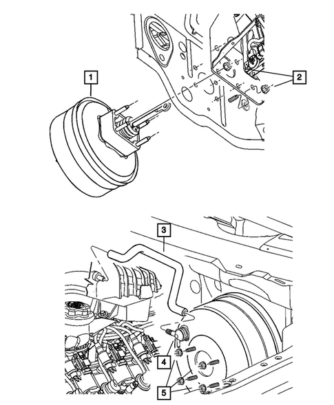 Power Brake Booster for 2005 Dodge Durango #0
