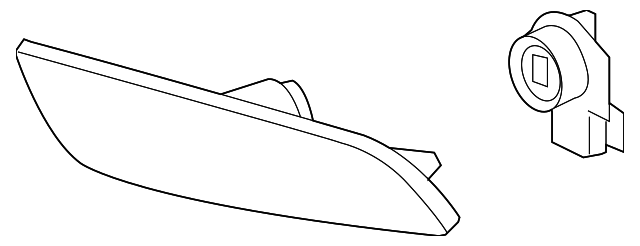 93357468 Деталь SIDE MARKER LAMP, RIGHT