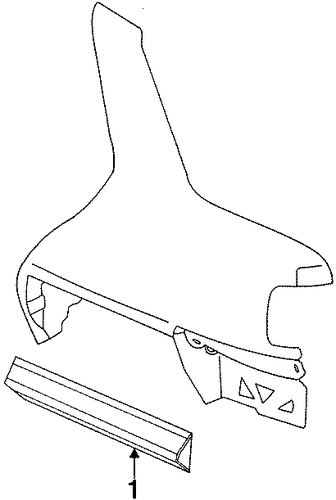 Achieva EXTERIOR TRIM - QUARTER PANEL