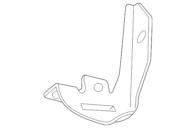 8665255 Деталь OUTER BRACKET, LEFT