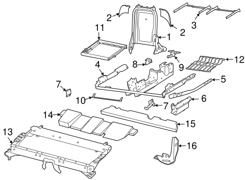 XC90 REAR SEAT COMPONENTS 4