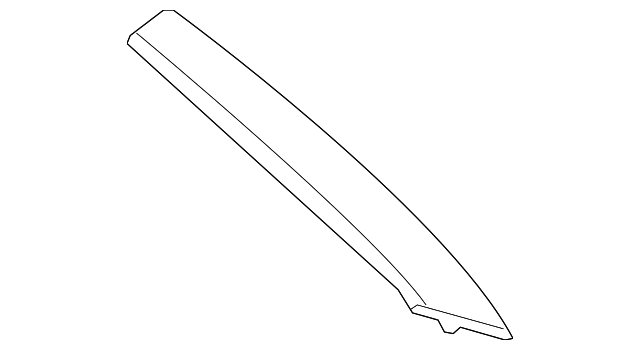 99155518103DE1 Деталь WINDSHIELD PILLAR TRIM, LEFT