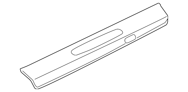 991-555-304-24-1E0 Деталь SCUFF PLATE, RIGHT