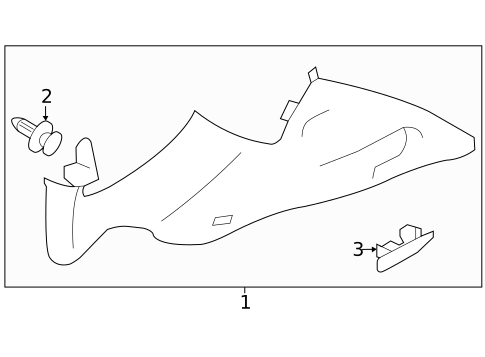 Interior Trim - Quarter Panels for 2021 Subaru Crosstrek #0