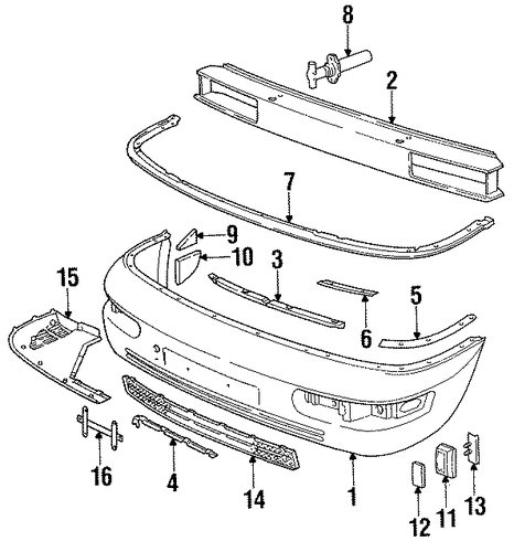 911 BUMPER & COMPONENTS - FRONT